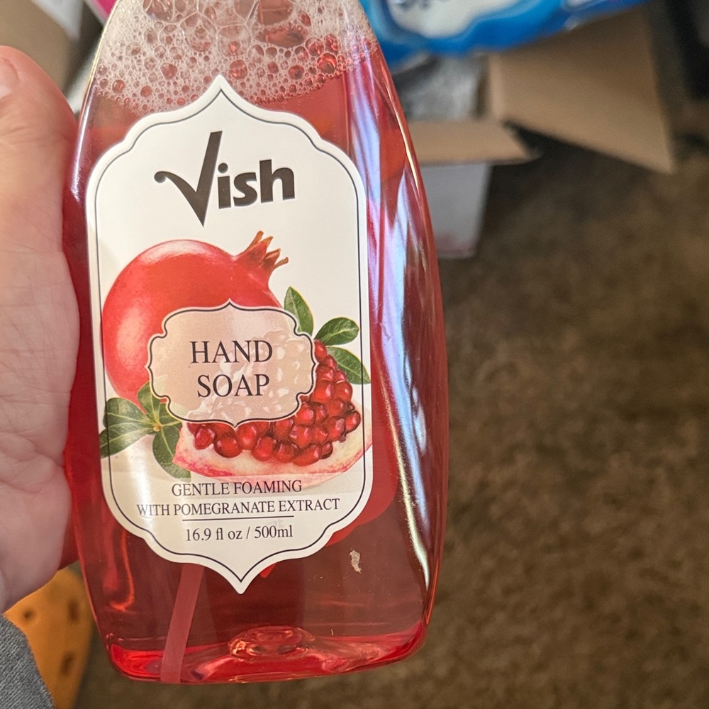 Red Pomegranate Hand Soap
Cruelty Free- not tested on animals!
